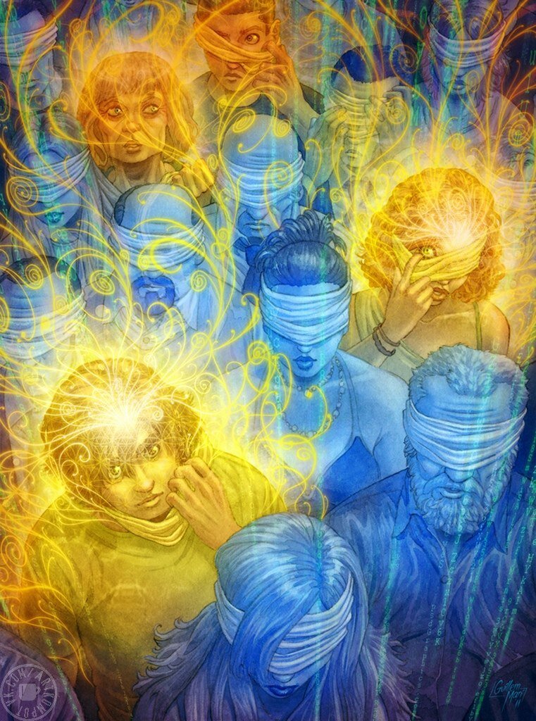 В большей степени все люди спят, делая всё на автомате.