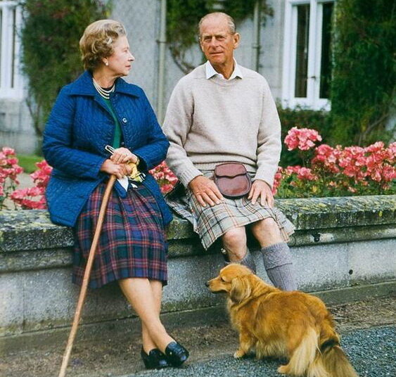 Елизавета II и принц Филипп