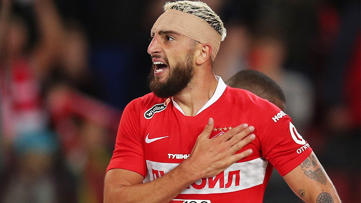 Защитник московского "Спартака" француз Самюэль Жиго. Фото из интернета.