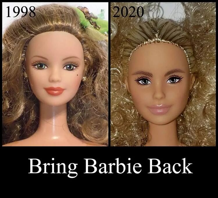 фото из Instagram, аккаунт bring_barbie_back