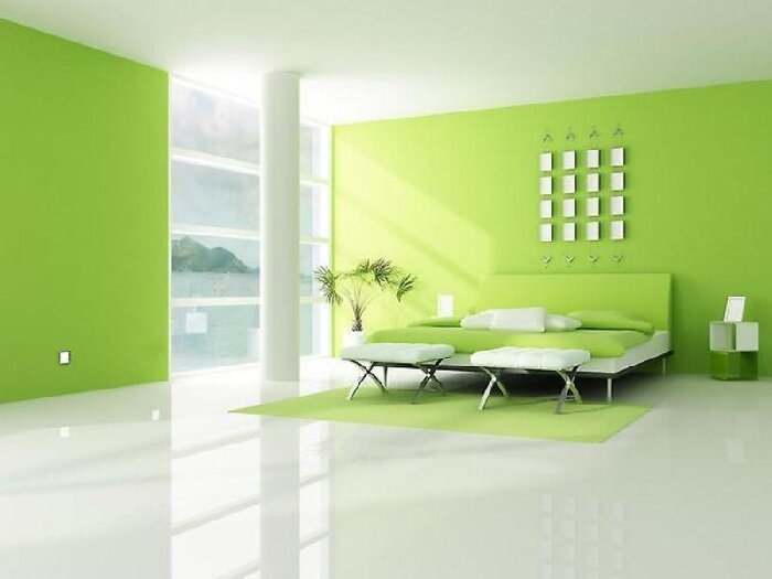 Фото Белый пол в интерьере.