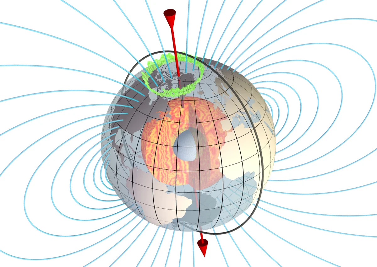 Рисунок магнитных линий земли - 97 фото