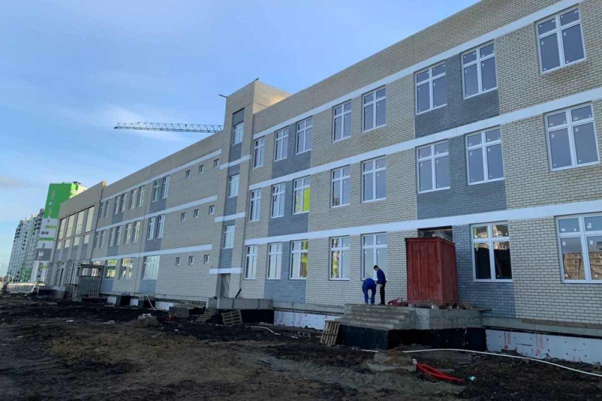    В Краснодаре к лету планируют ввести в эксплуатацию школу на 1550 мест