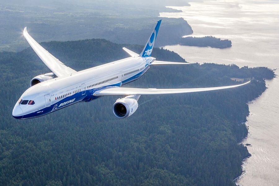 Boeing 787 Dreamliner, с которым новая модель 797 должна быть сходна по технологии производства