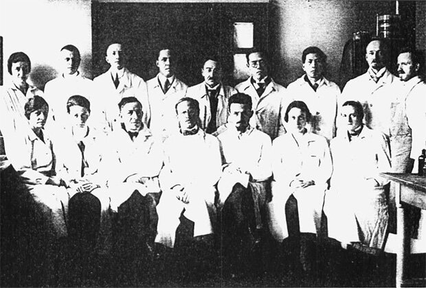 Научная группа Юлиуса Галлервордена