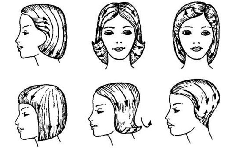 Как уложить короткие волосы феном самой себе