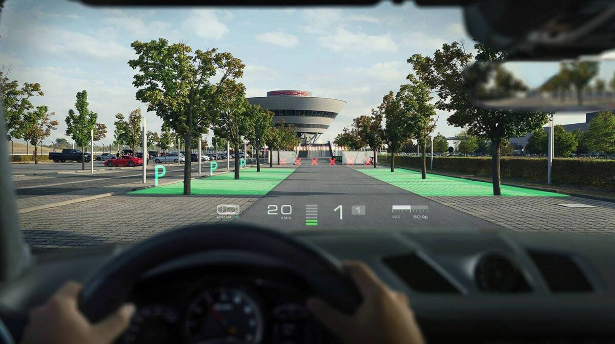 Пример работы технологии WayRay