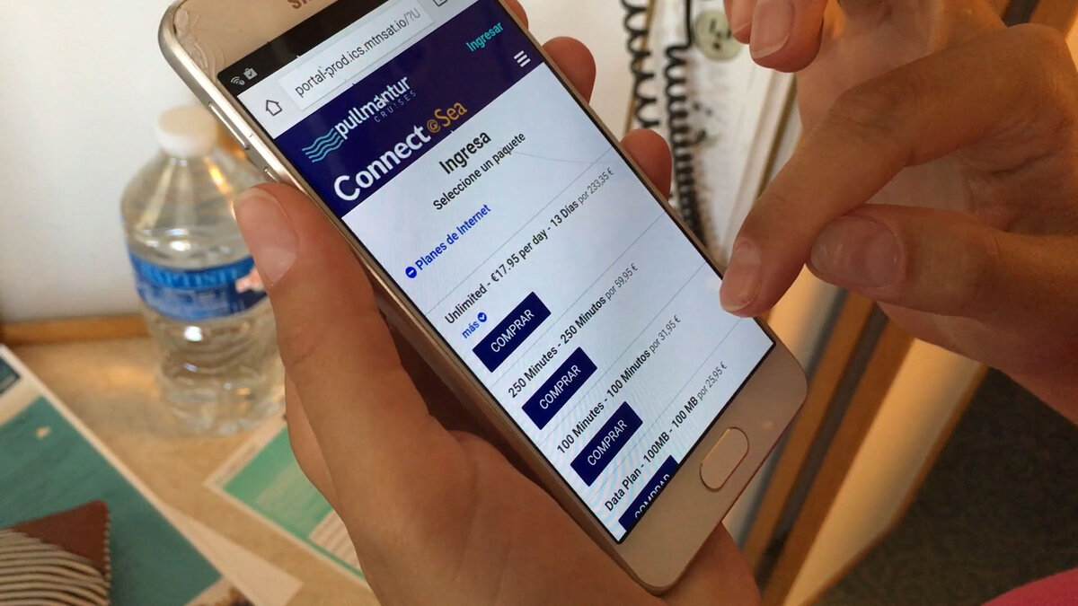 Конские расценки на интернет в океане