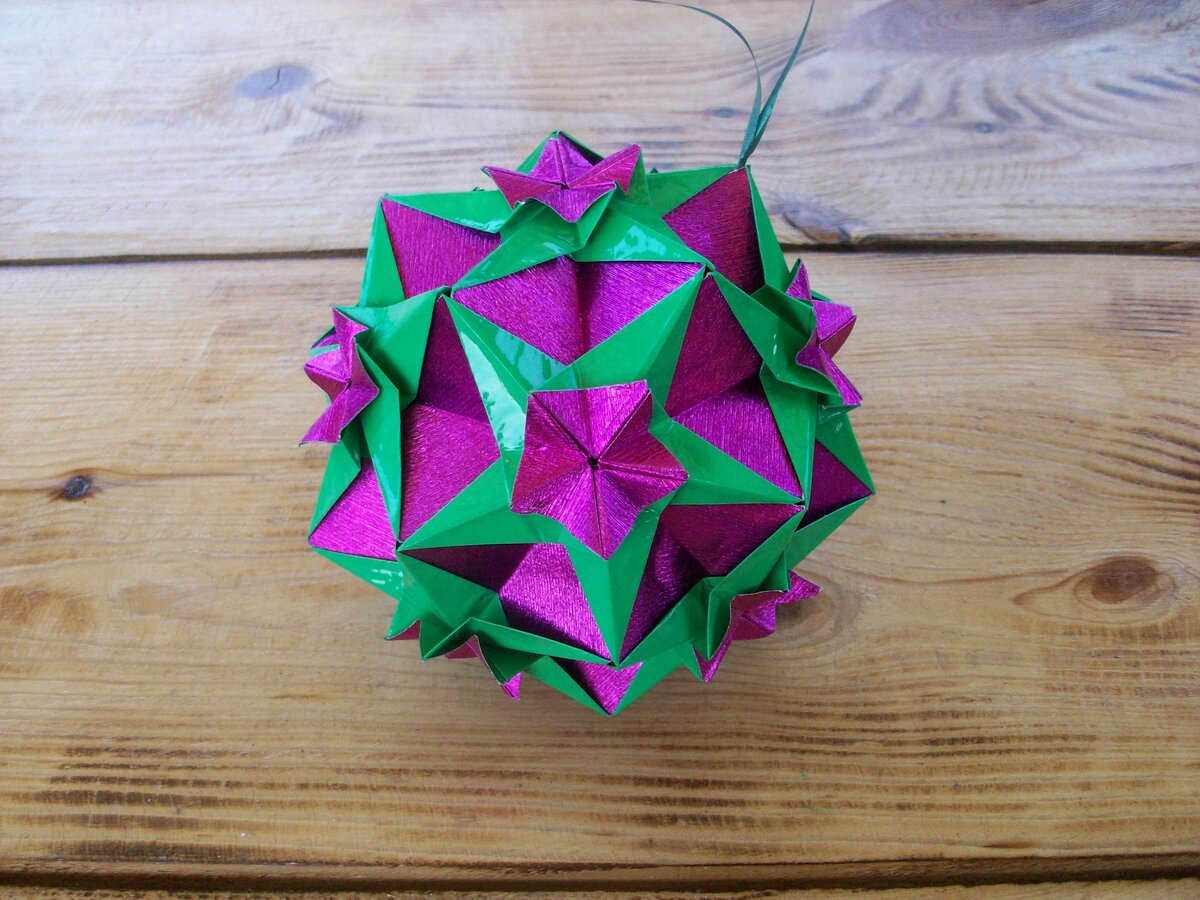 Новогодние Шары На Елку Из Бумаги Своими Руками - Мастер-Класс. Christmas Paper Balls Tutorial