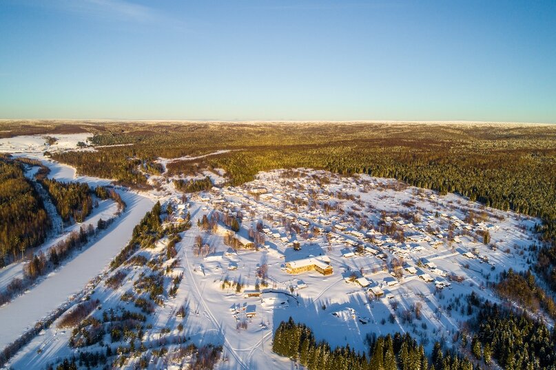 Поселок Верхняя Колва