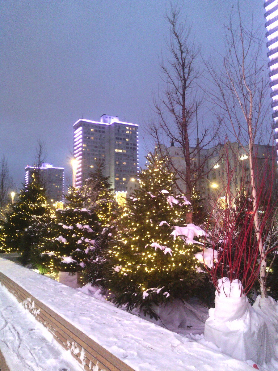 Новогоднее оформление Нового Арбата