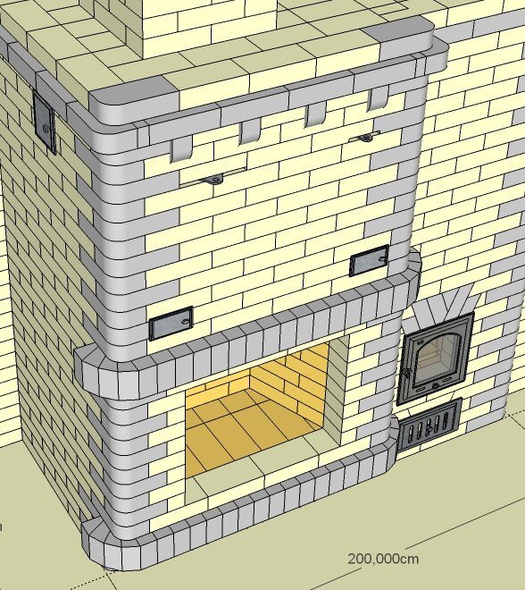 Как сделать кирпичную печь для бани своими руками на примере печного конструктора. РЯД 12,13