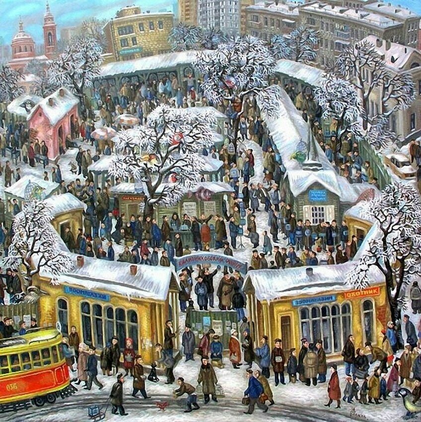 Рынок картин в москве