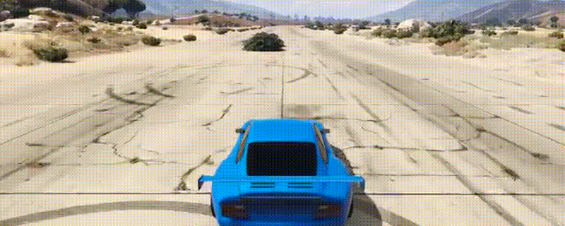 Кусты могут изменить траекторию движения автомобиля