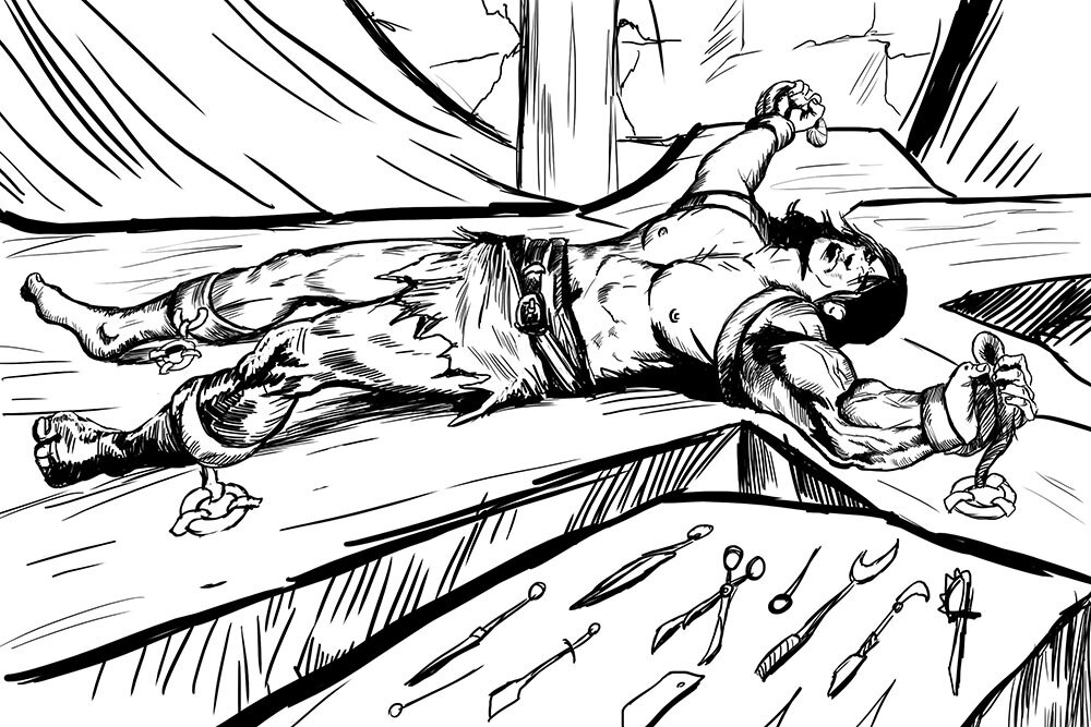 Иллюстрация к началу романа.