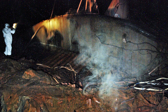 Реакторный зал ЧАЭС