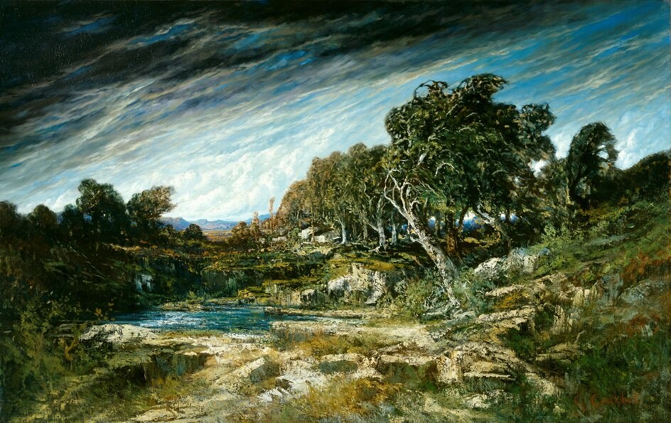 Гюстав Курбе. Порыв ветра, 1865