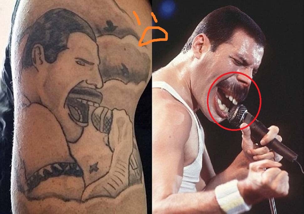 Привратности плохой татуировки :)