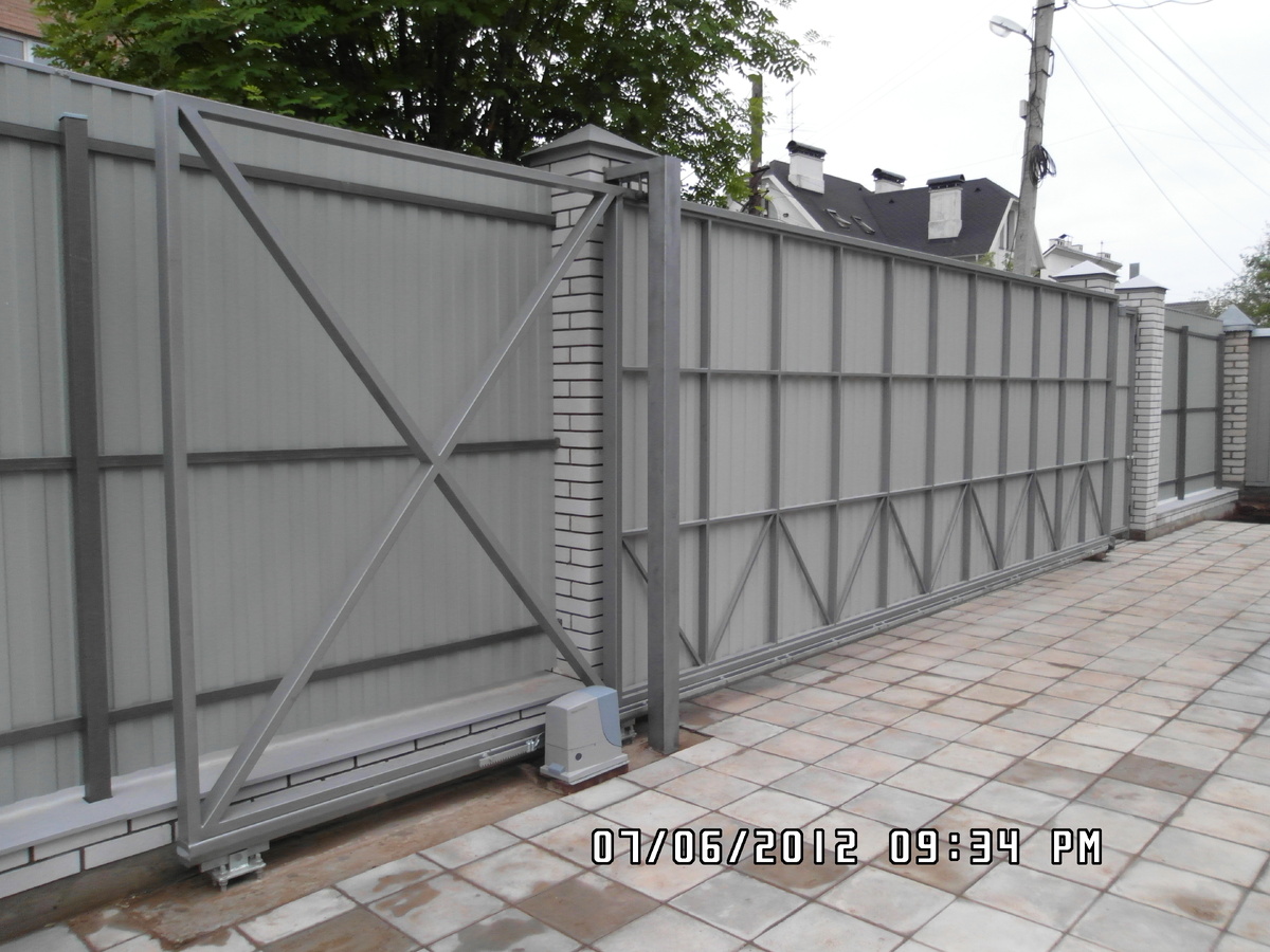 Автоматизация откатных ворот