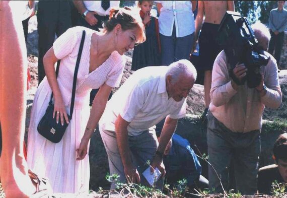 Тур Хейердал на раскопках в Азове