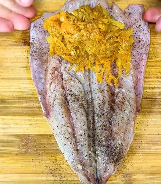 Скумбрия с начинкой.Ням-ням!