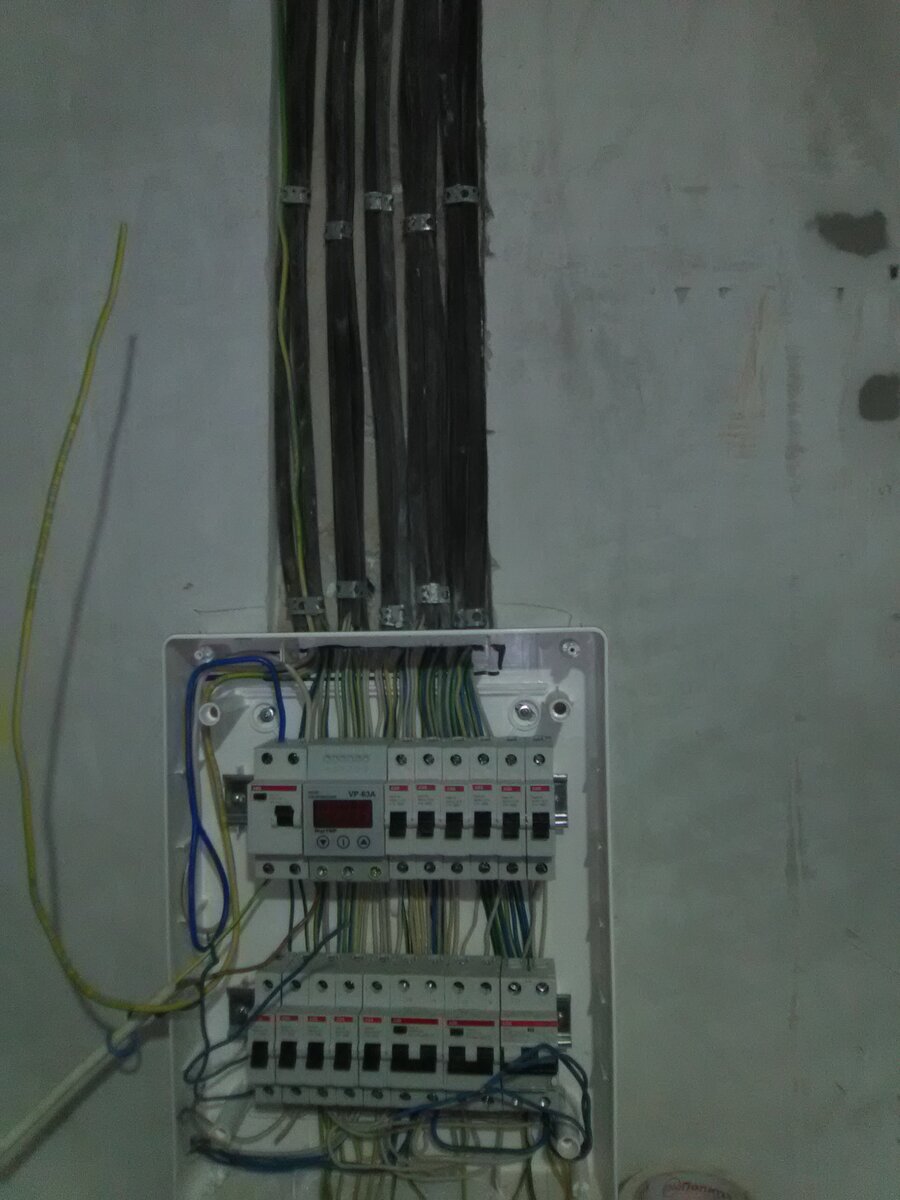 Вот такая получается штроба.