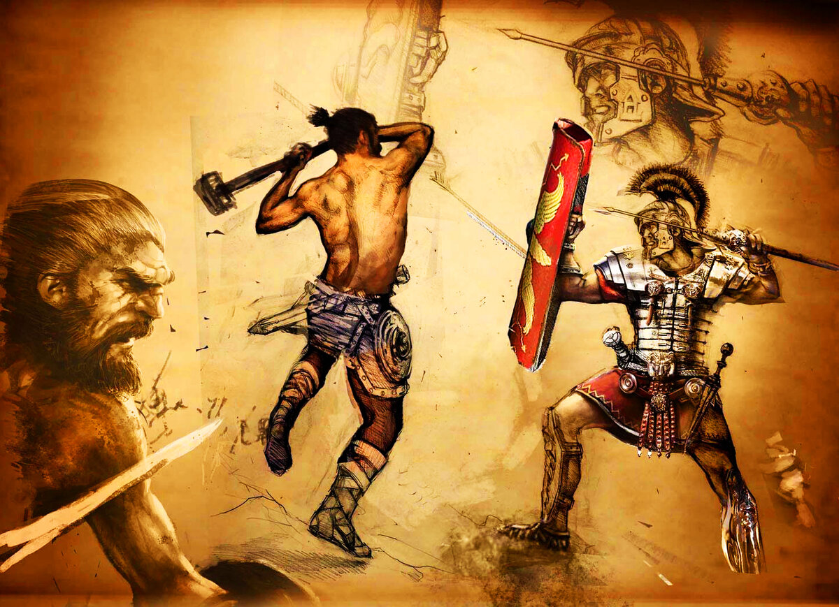 Варвар против воина Рима