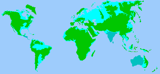 карта Эдгара Кейси после потопа, www.liveinternet.ru
