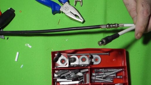 КАК правильно СОЕДИНИТЬ антенный КАБЕЛЬ телевизора. | Деревенский ...