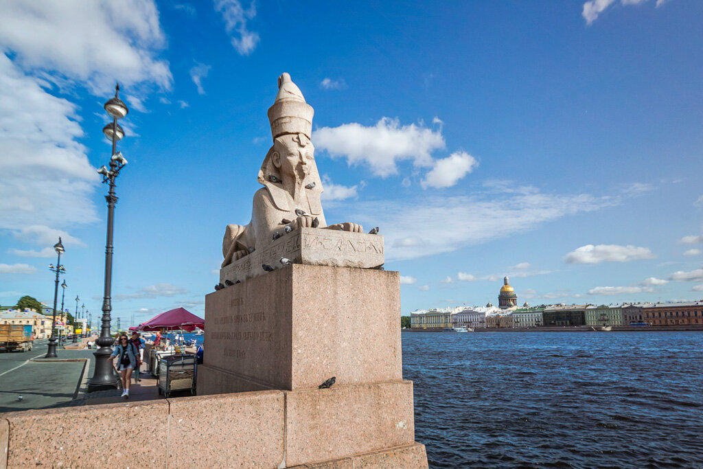 Сфинксы васильевского острова в санкт петербурге