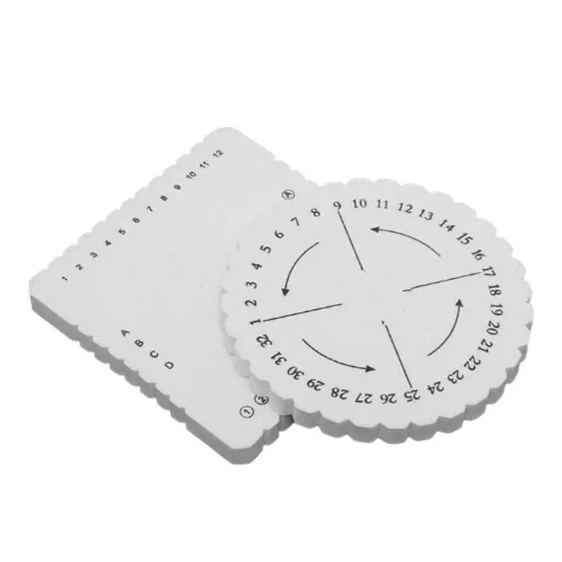 4х Kumihimo Плетеный диск выбрать круглый диск, квадратная пластина 10,3 см + 15 см