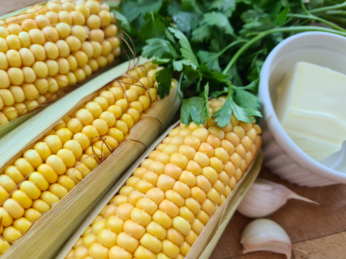 основные ингредиенты для горячей ароматной кукурузы
