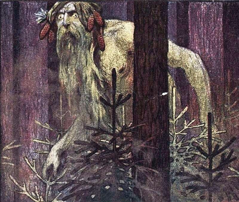 Рисунок с обложки сатирического журнала «Леший». Н.Н. Брут, 1906