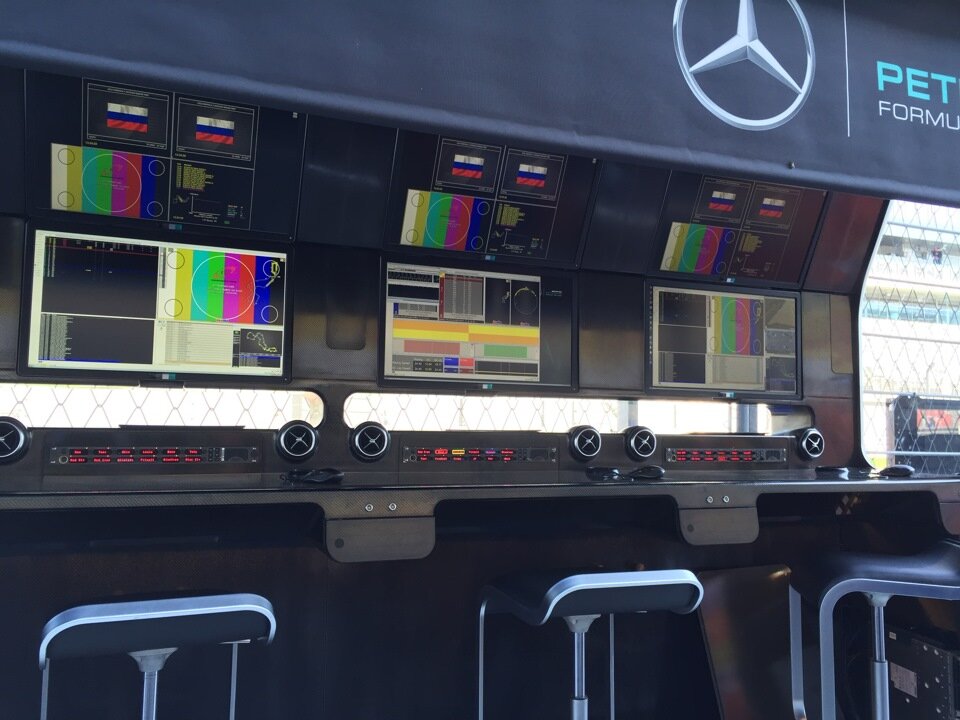 Капитанский мостик Mercedes