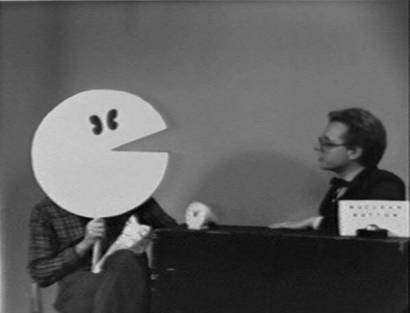 Image Credit: Kestutis Nakas. “Your Program of Programs,” episode 4. 1982. Video (black and white, sound), 30 min. The Museum of Modern Art, New York