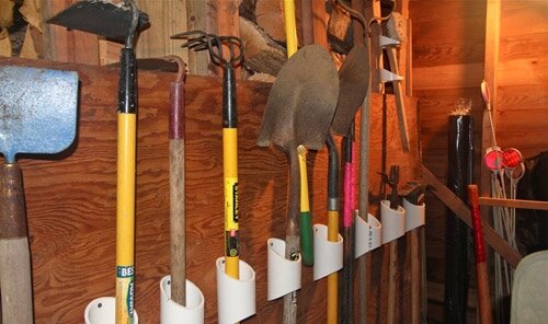 Yard Tool Storage -   Хранение в сарае, Шкаф для хранения  инструментов, Хранение инструментов