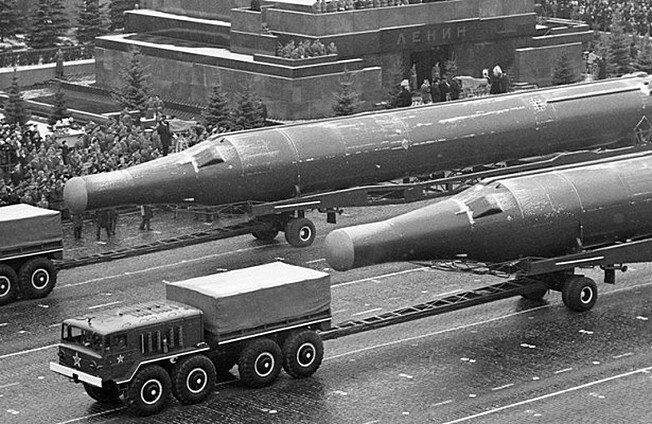 МБР Р-36орб на параде на Красной площади © Фото из архива