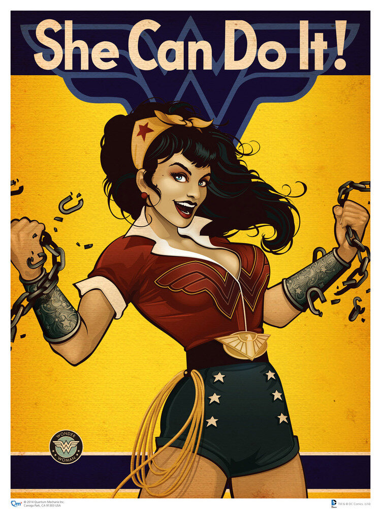 Чудо-женщина из цикла Bombshells для DC Comics