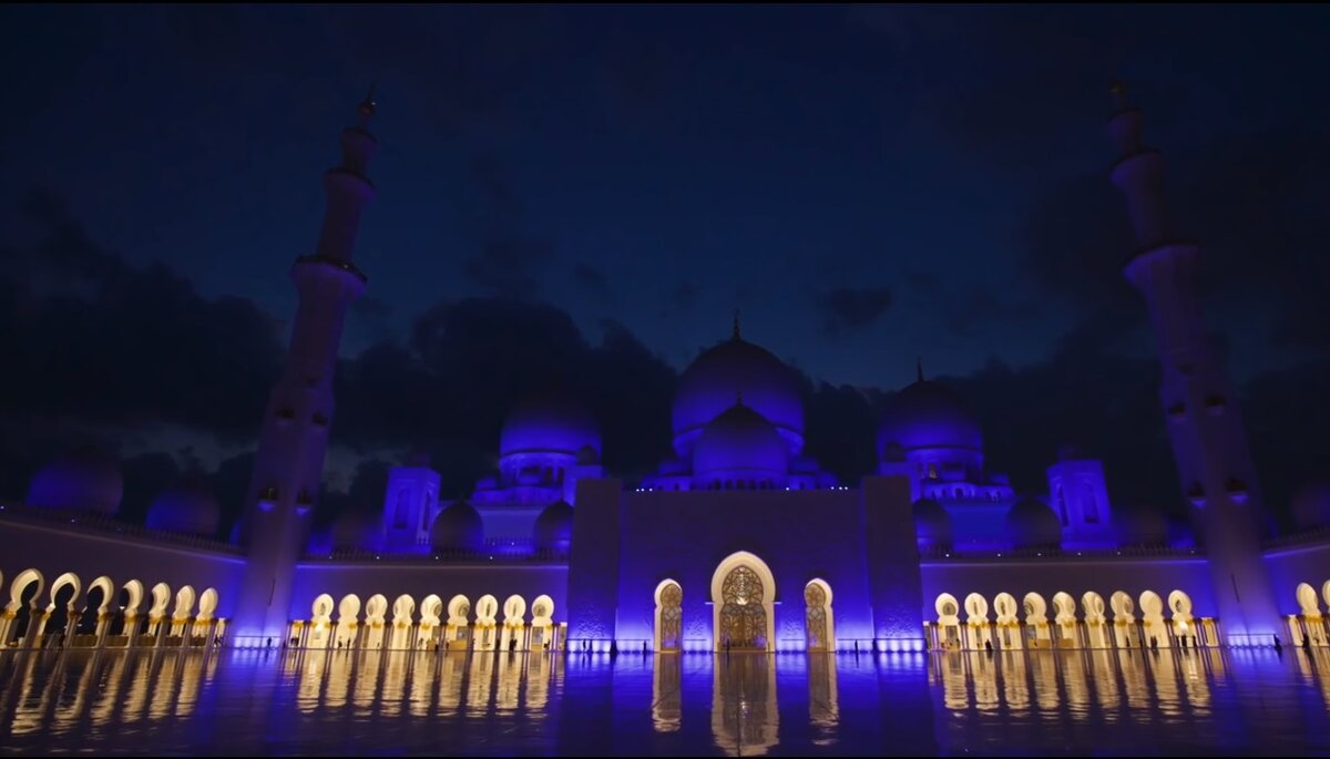 Мечеть шейха Зайда, волшебство отражений