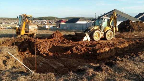 Подготовка основания застройки с помощью насыпного грунта