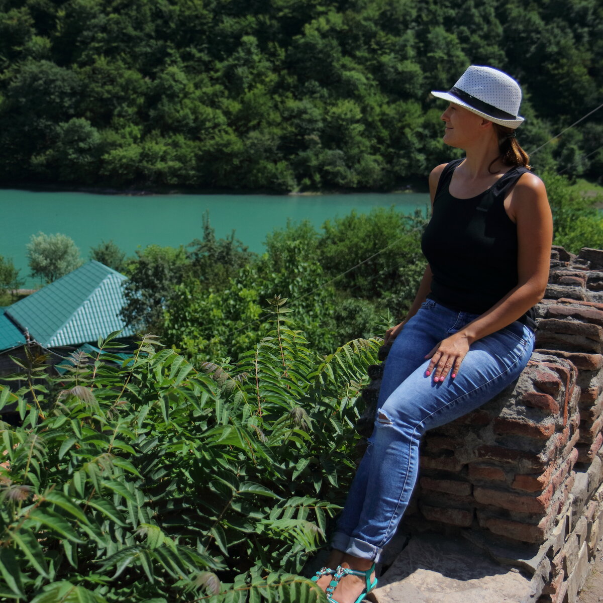 Жинвальское водохранилище. Грузия.