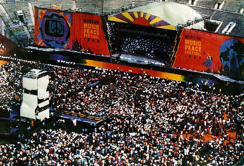 Московский международный рок-фестиваль. Москва, стадион «Лужники», 1989 ǁ wikipedia.org