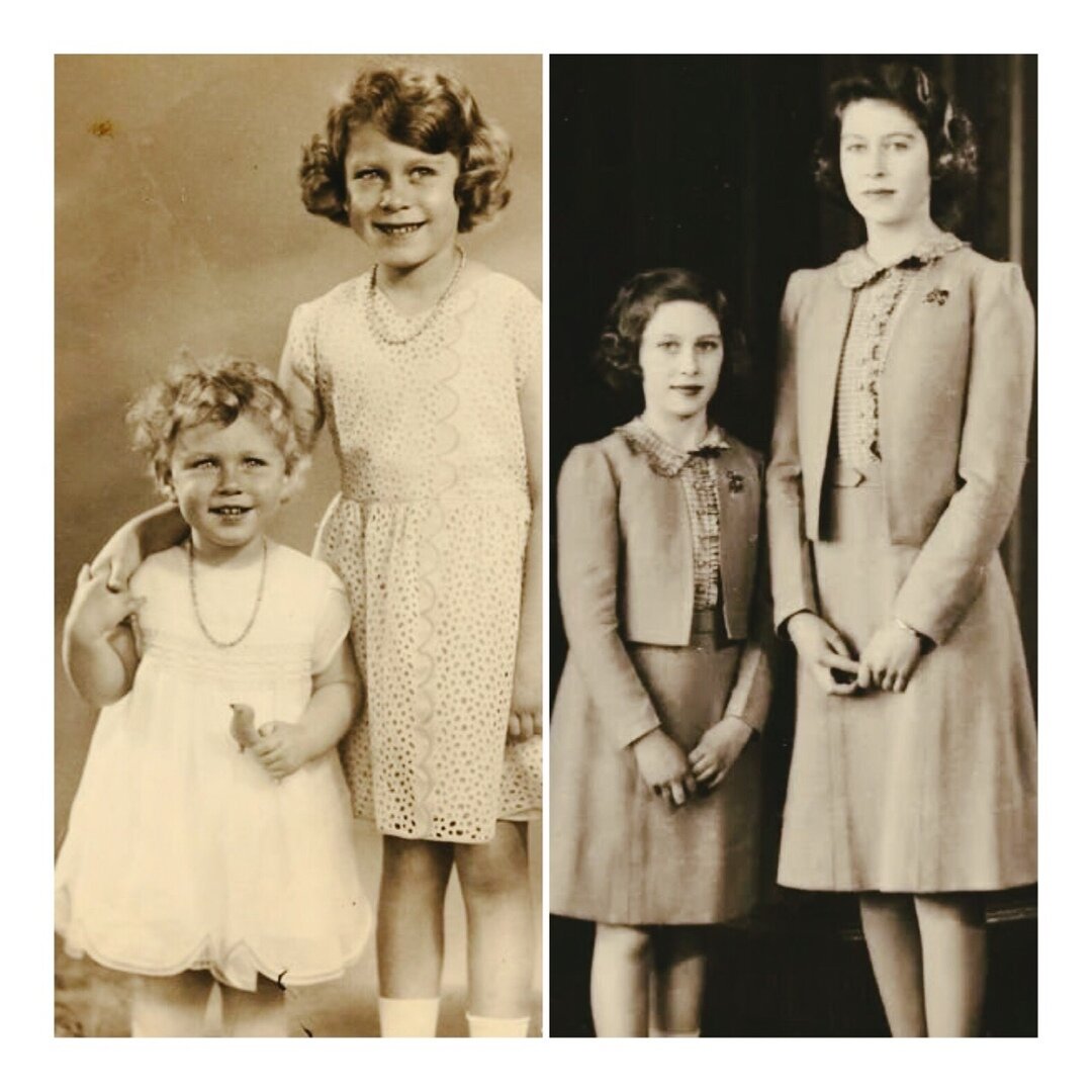 королева елизавета 2 в детстве фото