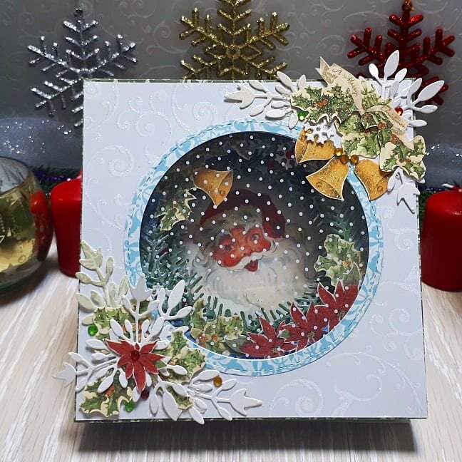 Новогодняя открытка тоннель