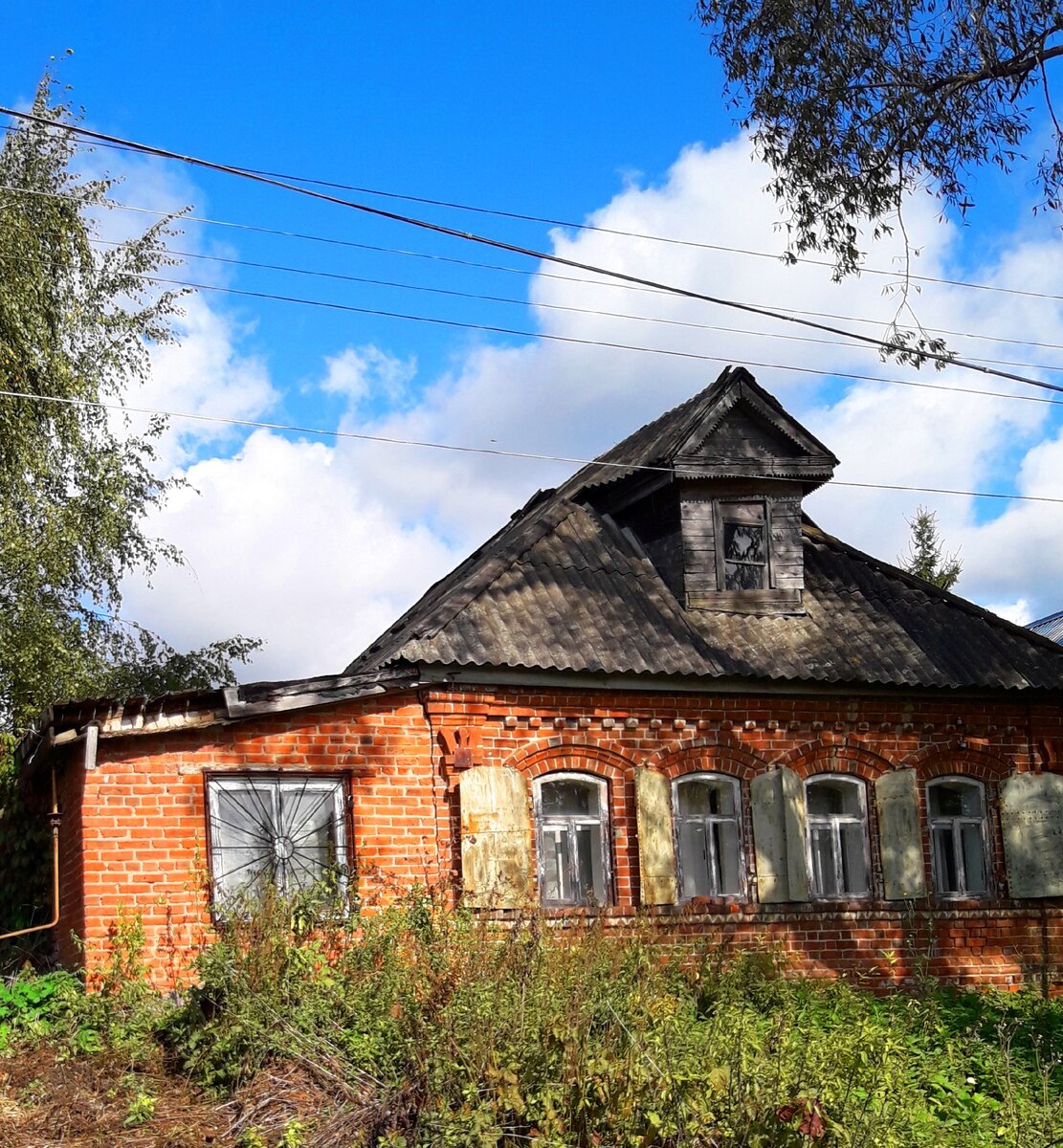 Село Слободское в Нижегородской области, домики словно кукольные, лет им по  300, улочки старые | Под зонтиком | Дзен