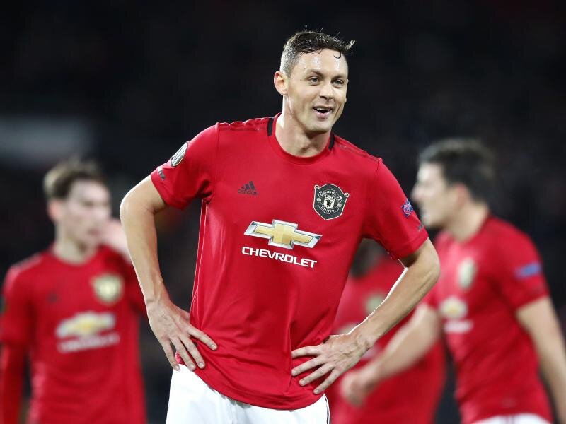 Неманья Матич, пока еще в футболке МЮ