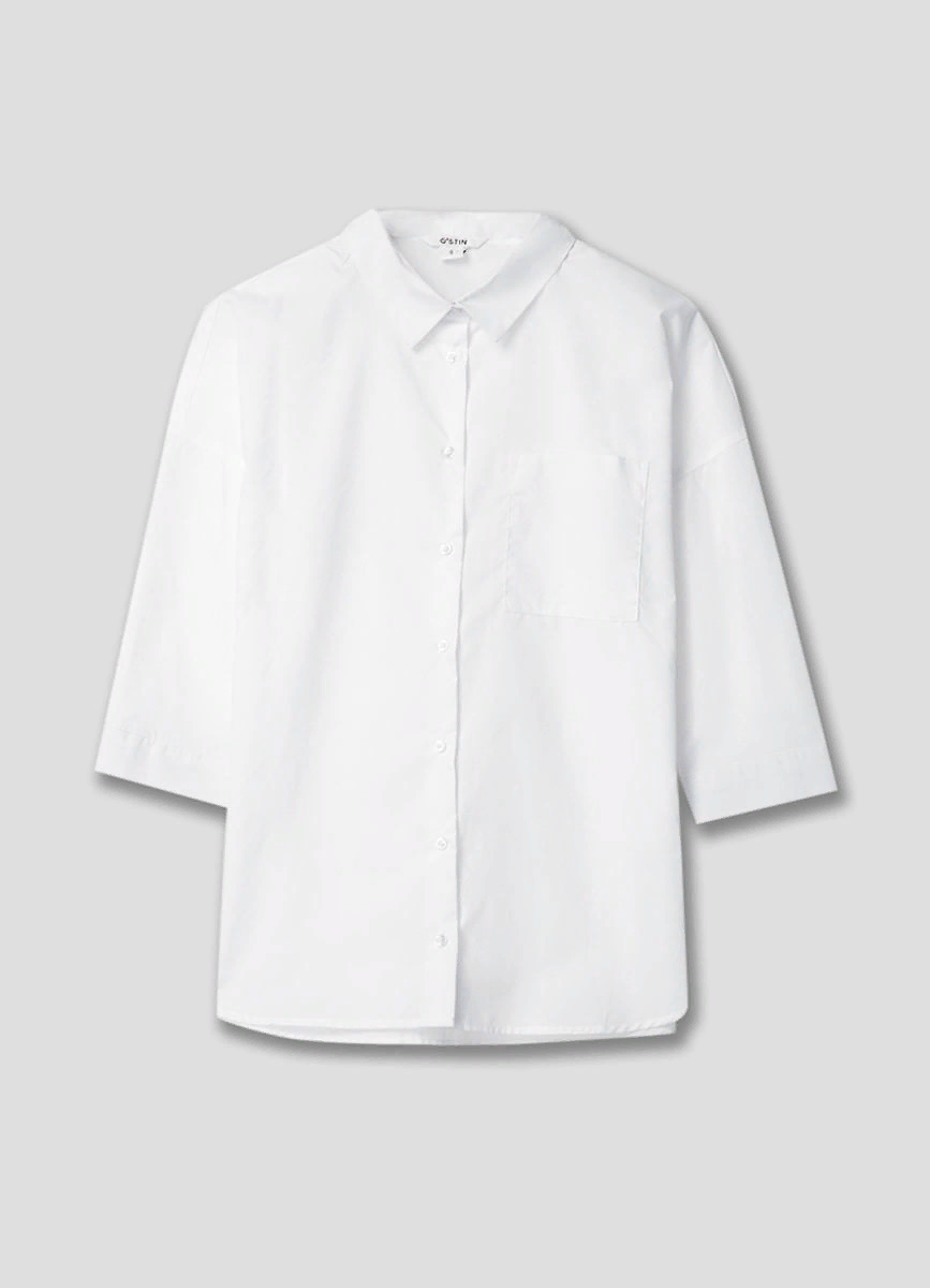 Объёмная хлопковая рубашка 799 руб.