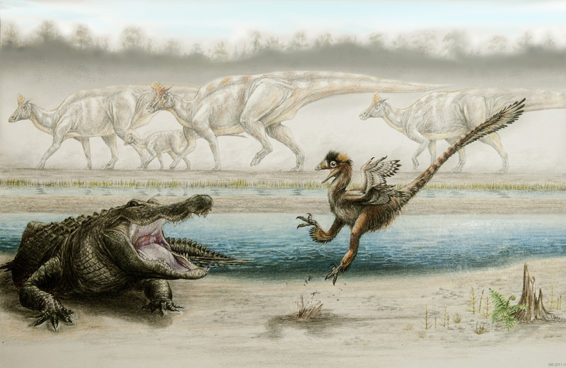 Типичное утреннее приветствие дружелюбных соседей. 