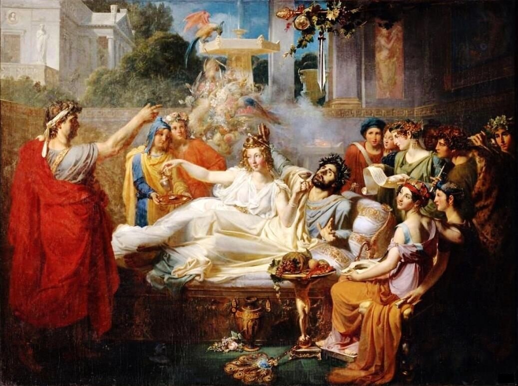 Дамоклов меч. Художник — Феликс Оурей (Felix Auvray)