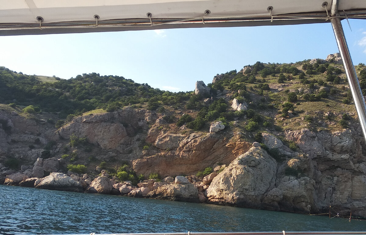 Катер на ходу